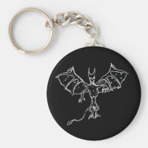 Parking Lot Demon Keychain