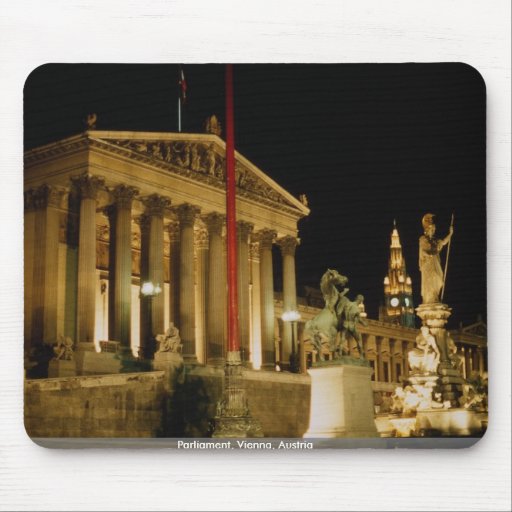 Parliament, Vienna, Austria Current Step: 12% Mouse Pads