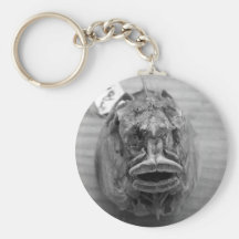 Parore Fish Skull Key Chain