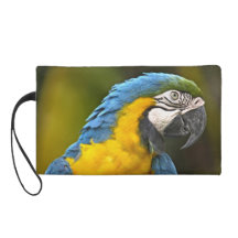 Parrot Wristlet Clutch