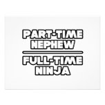 Part Time Nephew...Full Time Ninja Announcements