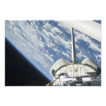 Partial view of Space Shuttle Endeavour Photographic Print