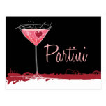 Partini Invitation Postcard
