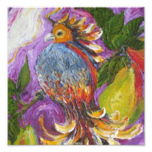 Partridge in a Pear Tree Fine Art Poster Photo