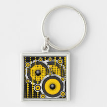 Party Background Key Chain