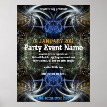 Party Event "Fractal Scifi"  Poster
