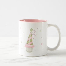 Party Hat and Cupcake Mug