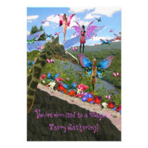 Party Invitation Faery (Fairy) Gathering