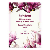 Party Invitation - Magnolia Design