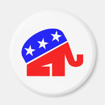 Party of NO Fridge Magnet