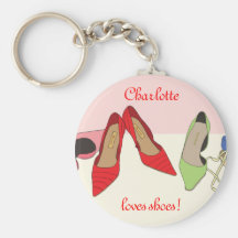 Party Shoes design - personalised Keychain