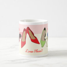 Party Shoes design - personalised Mug