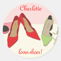 Party Shoes design - personalised Sticker