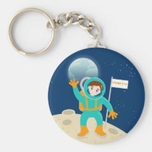 Party time Little astronaute! Key Chains