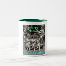 Party Time! The Ukes Are Here Coffee Mugs