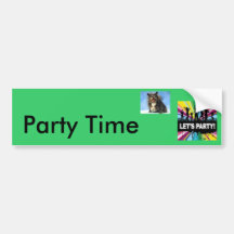 partytime bumper sticker