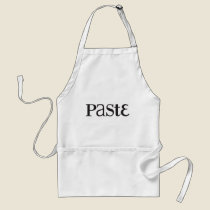 Paste Classic Black Logo Apron aprons