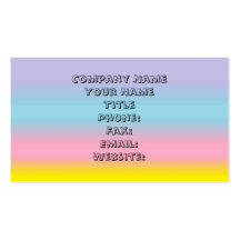 Pastel Business Card Template