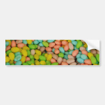 Pastel Egg Candies Bumper Sticker