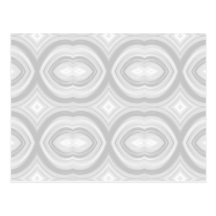 Pastel Gray Abstract Pattern. Post Card