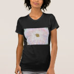 Pastel pale pink and white dahlia t shirt