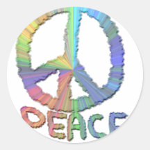 Pastel Peace Stickers