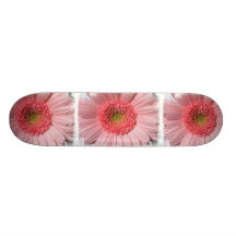Pastel Pink Daisy  Skateboard