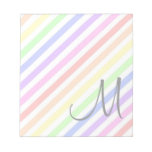 Pastel Stripes notepads