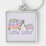 Pastel Turtles Little Sister Keychains
