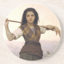 pastourelle fine art beverage coaster