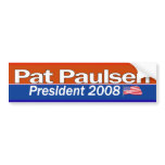 Pat Paulsen President Bumpersticker