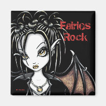 "Patchouli" Gothic Fairy Magnet
