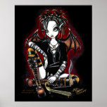 Patchouli Gothic Incense Faerie Fantasy Poster