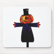 PATCHY PUMPKINHEAD SCARECROW W/ TOPHAT MOUSE MAT