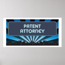 Patent Attorney Marquee Poster