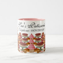 Patisserie Advertising Mug - Customisable