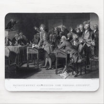 Patrick Henry addressing the Virginia Assembly Mouse Pads