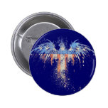 Patriotic American Eagle Flag Pins