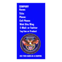 Patriotic Business Photo Card View Notes Please