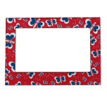 Patriotic Butterflies Frame Magnets