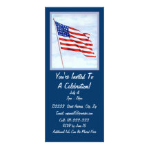 Patriotic Celebration Invitations