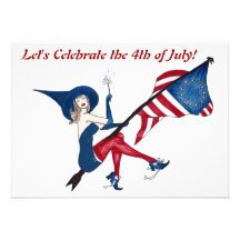 Patriotic Flare Invitation