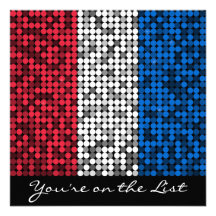 Patriotic Glam Invites