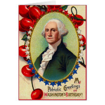 Patriotic Greetings Greeting Card