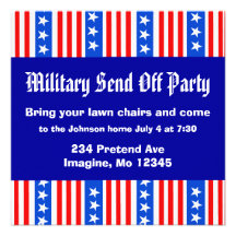 Patriotic Invitation