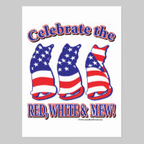 Patriotic Kitty Cats postcards