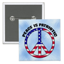 PATRIOTIC PINBACK BUTTON