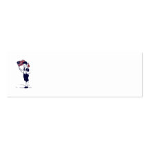 Patriotic US Flag and Fireworks Boy Business Card Templates