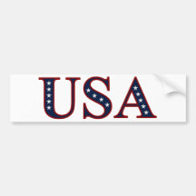 Patriotic USA Bumper Stickers