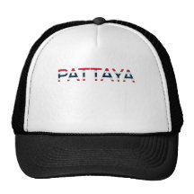 Pattaya with Thai Flag Colours Hats